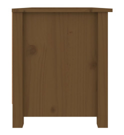 Armoire à chaussures Marron miel 70x38x45,5 cm Bois pin massif