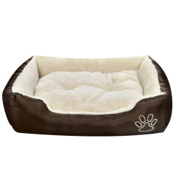 Lit chaud pour chiens avec coussin rembourré Taille M