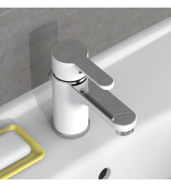 EISL Mitigeur de lavabo DIZIANI blanc-chrome