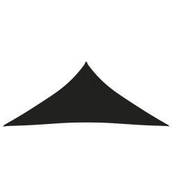 Voile de parasol Tissu Oxford triangulaire 3x3x3 m Noir