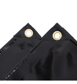 Bâche de protection 650 g/m² 3x4 m Noir