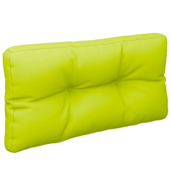 Coussin de palette vert vif 80x40x10 cm tissu