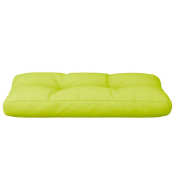 Coussin de palette vert vif 80x40x10 cm tissu