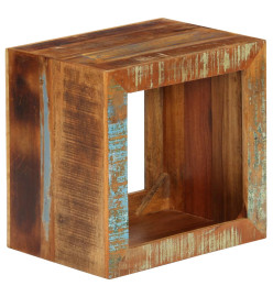 Tabouret 40x30x40 cm Bois de récupération solide