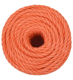 Corde de travail Orange 12 mm 50 m Polypropylène