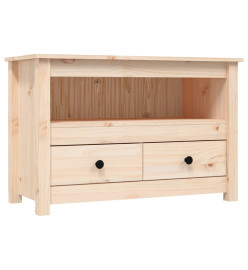 Meuble TV 79x35x52 cm Bois de pin massif