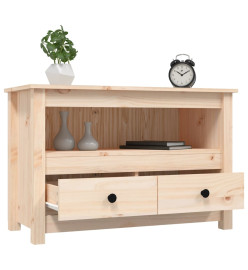 Meuble TV 79x35x52 cm Bois de pin massif