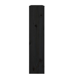 Cache-radiateur Noir 79,5x19x84 cm Bois massif de pin