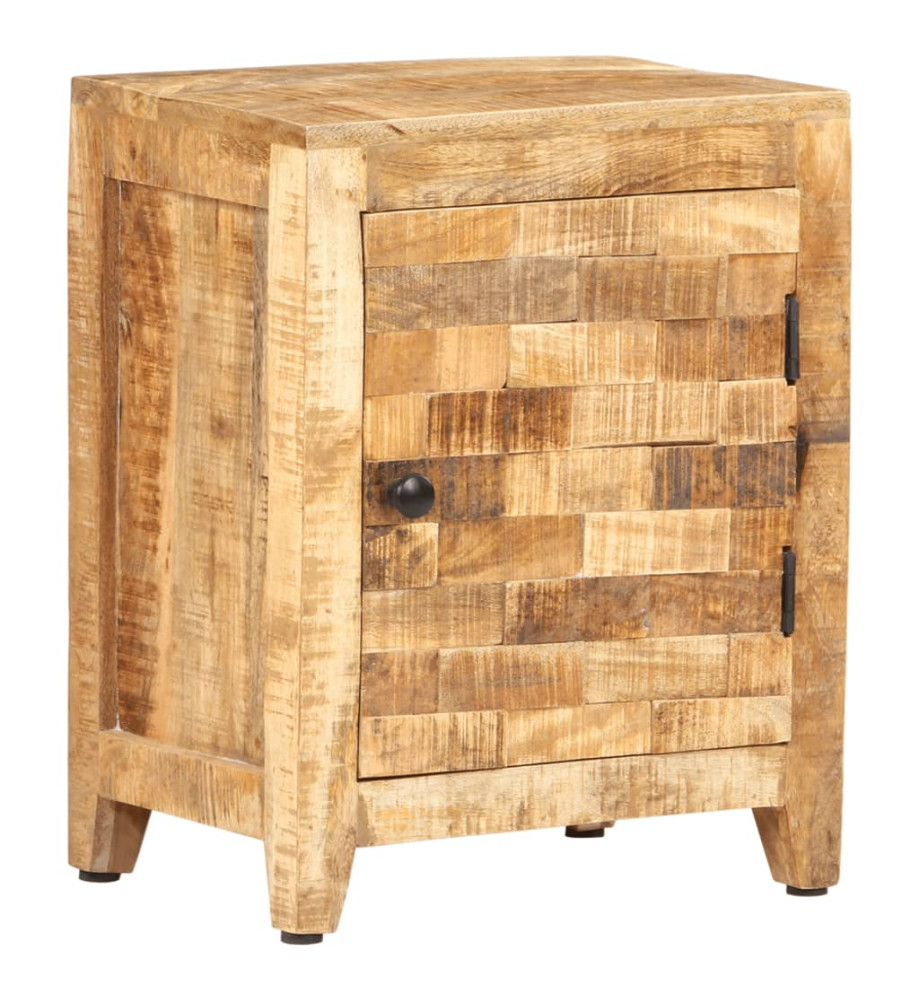 Table de chevet 40x30x50 cm Bois de manguier massif