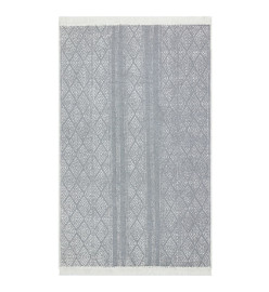 Tapis Gris clair 80x150 cm Coton