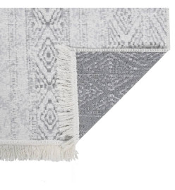 Tapis Gris clair 80x150 cm Coton