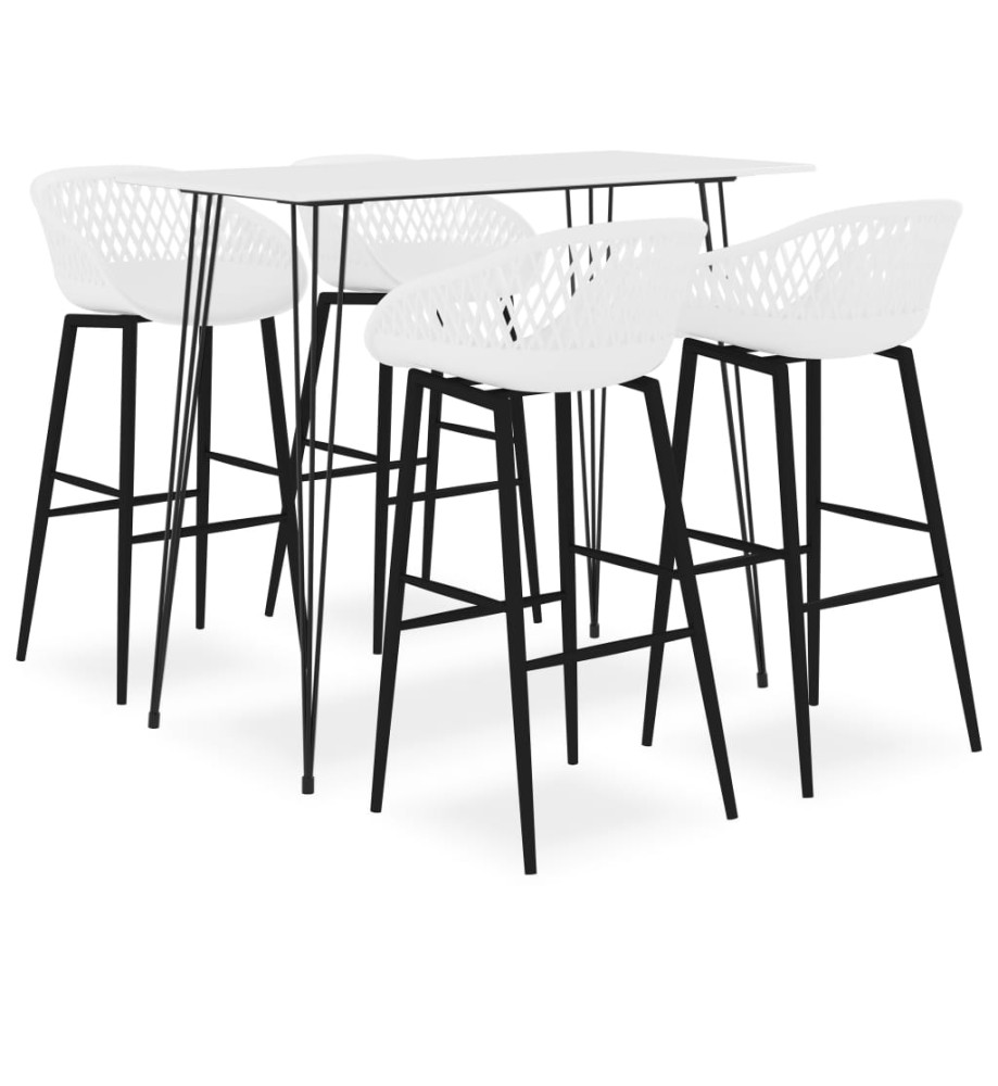 Ensemble de bar 5 pcs Blanc