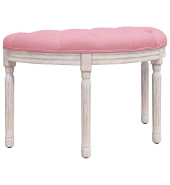 Banc Rose 81,5x41x49 cm Velours