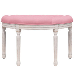 Banc Rose 81,5x41x49 cm Velours