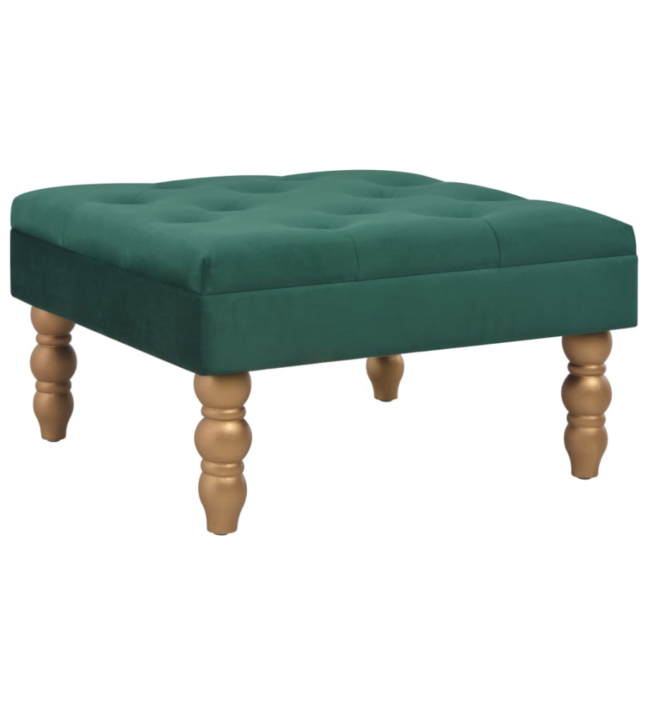 Tabouret Vert foncé 60x60x36 cm Velours