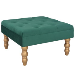 Tabouret Vert foncé 60x60x36 cm Velours