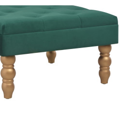 Tabouret Vert foncé 60x60x36 cm Velours