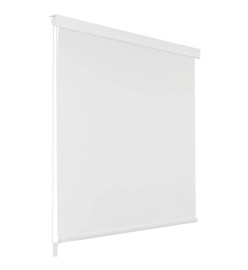 Store roulant de douche 100x240 cm Blanc