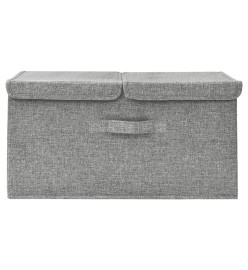 Boîte de rangement Tissu 50x30x25 cm Gris