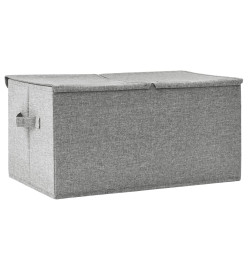 Boîte de rangement Tissu 50x30x25 cm Gris