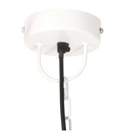 Lampe suspendue industrielle 25 W Blanc Rond 30 cm E27