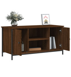 Meuble TV Chêne marron 100x40x50 cm Bois d'ingénierie