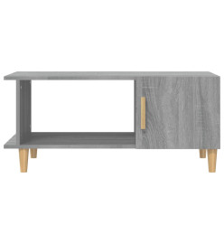 Table basse sonoma gris 90x50x40 cm bois d'ingénierie