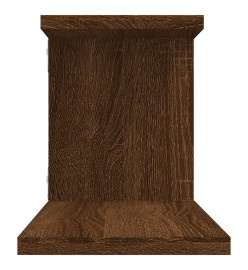 Étagère TV murale Chêne marron 125x18x23 cm Bois d'ingénierie