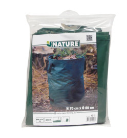 Nature Sac poubelle de jardin Rond 240 L Vert