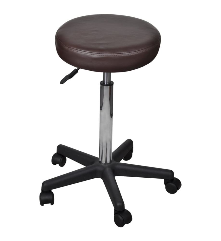 Tabouret de bureau marron