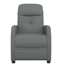 Fauteuil inclinable Gris foncé Tissu