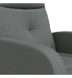 Fauteuil inclinable Gris foncé Tissu