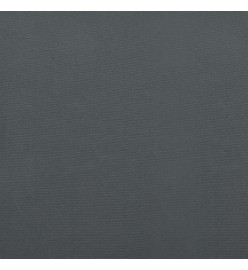 Auvent rétractable anthracite 3,5x2,5 m tissu et aluminium