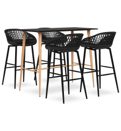 Ensemble de bar 5 pcs Noir