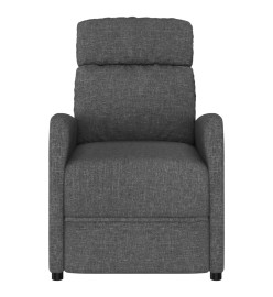 Fauteuil de massage Gris foncé Tissu