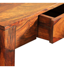 Table console avec 3 tiroirs 80 cm Bois massif