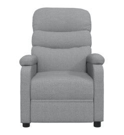 Fauteuil de massage Gris clair Tissu