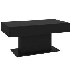 Table basse Noir 96x50x45 cm Aggloméré