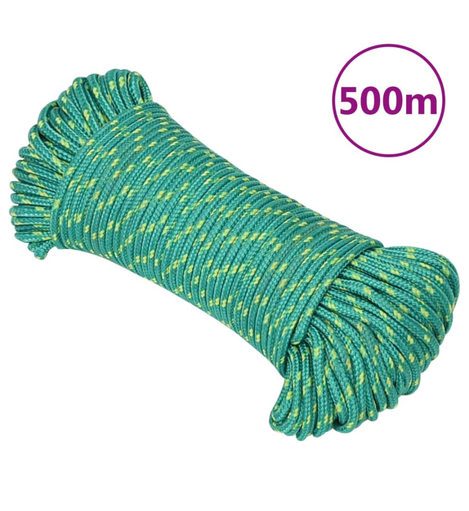 Corde de bateau Vert 3 mm 500 m Polypropylène