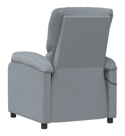 Fauteuil de massage Gris clair Tissu