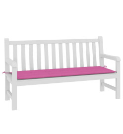 Coussin de banc de jardin rose 150x50x3 cm tissu oxford