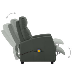 Fauteuil de massage Gris Similicuir