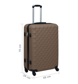 Valise rigide Marron ABS