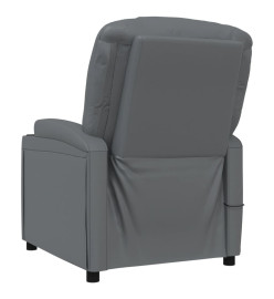 Fauteuil de massage Anthracite Similicuir