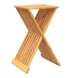 Tabouret pliant 40x32,5x70 cm Bois massif de teck