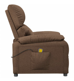 Fauteuil de massage Marron Tissu