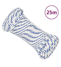 Corde de bateau Blanc 4 mm 25 m Polypropylène