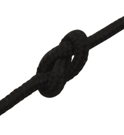 Corde de travail Noir 5 mm 100 m Polyester