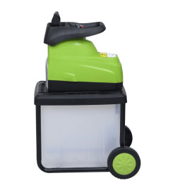 Broyeur électrique de jardin avec sac de collecte 2800 W