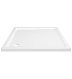 Receveur de douche carré ABS Blanc 80x80 cm